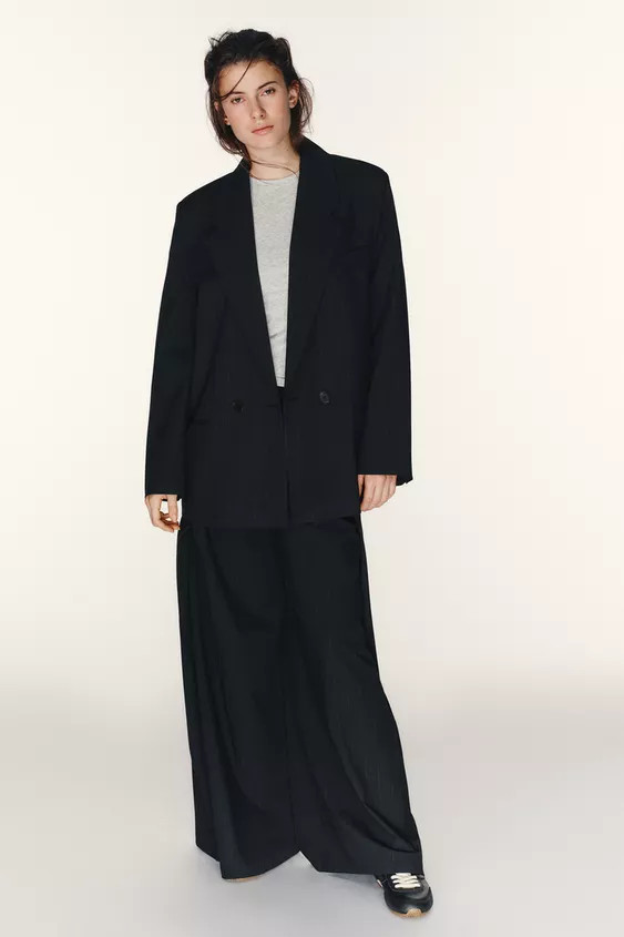 OVERSIZE PINSTRIPE BLAZER | Zara DE
