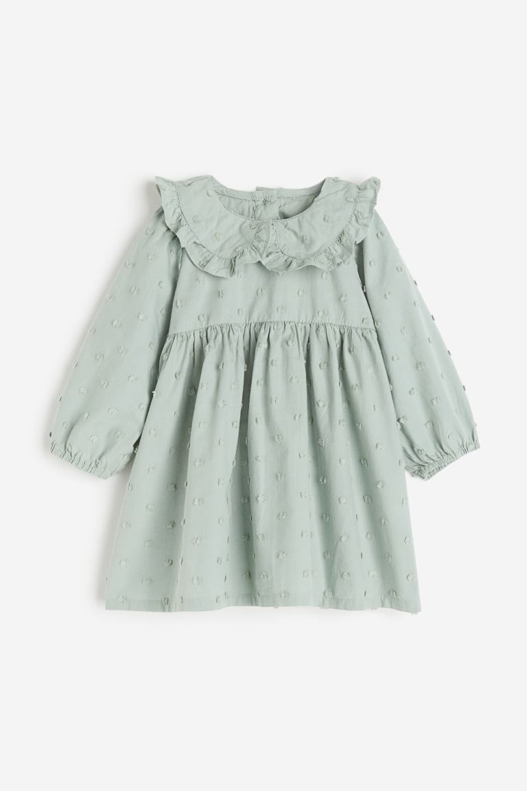 Cotton Dress with Collar | H&M (US + CA)