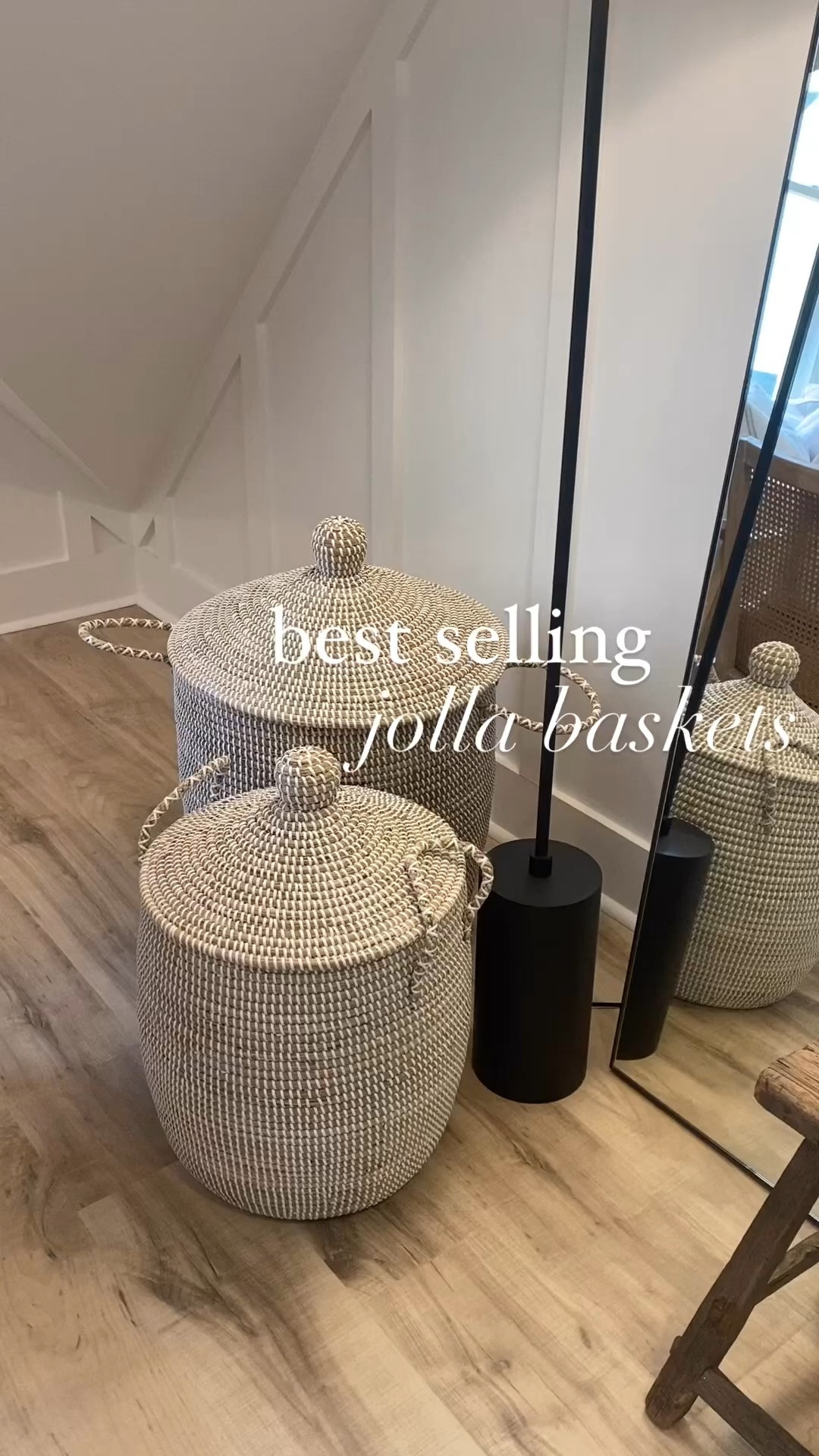 Best selling La Jolla Serena & Lily baskets, basket decor, basket storage 

#LTKHome #LTKSaleAlert #LTKVideo