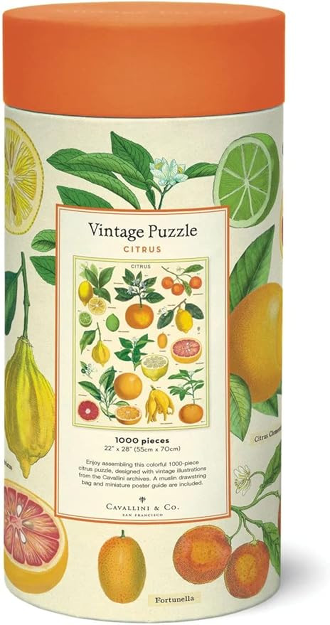 Cavallini 1000 Piece Puzzle, Citrus (PZL/Citrus) | Amazon (US)