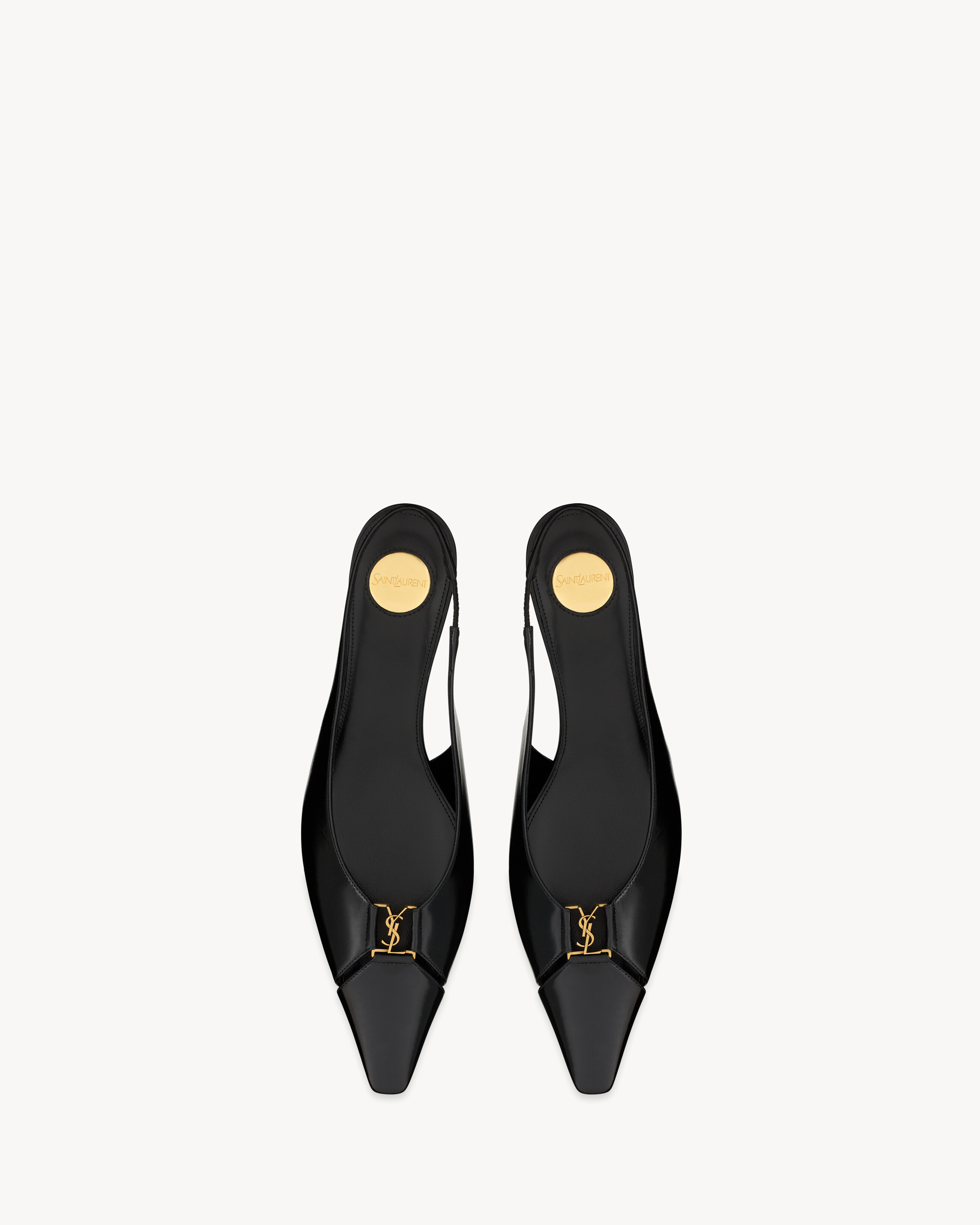 BABYLONE slingback flats in smooth leather | Saint Laurent Inc. (Global)