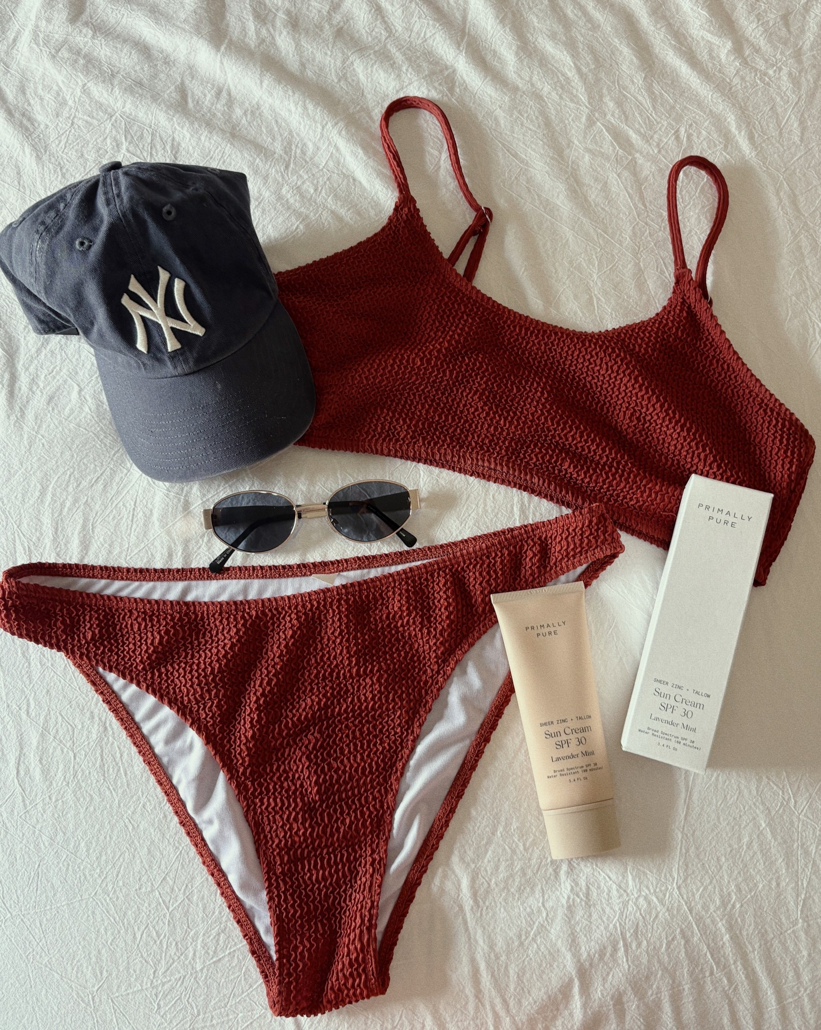 what i’m wearing to the pool 🤎 been OBSESSED with this sunscreen! 

#LTKBump #LTKSeasonal #LTKSwim