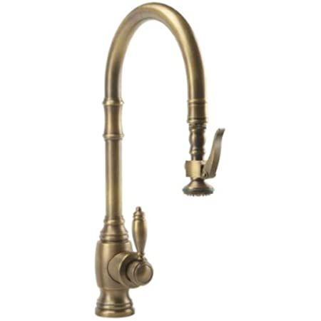 Waterstone 5500-SB Traditional Extended Reach PLP Pull Down Faucet Satin Brass | Amazon (US)