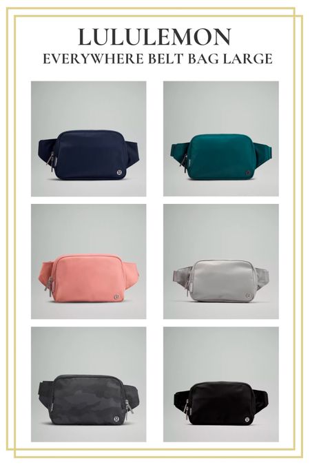 You really can’t beat the classic belt bag! #lululemon #fannypack #beltbag #bumbag