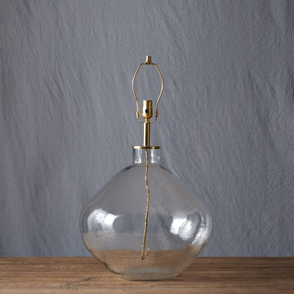 Zaina Glass Lamp, Large | GreenRow