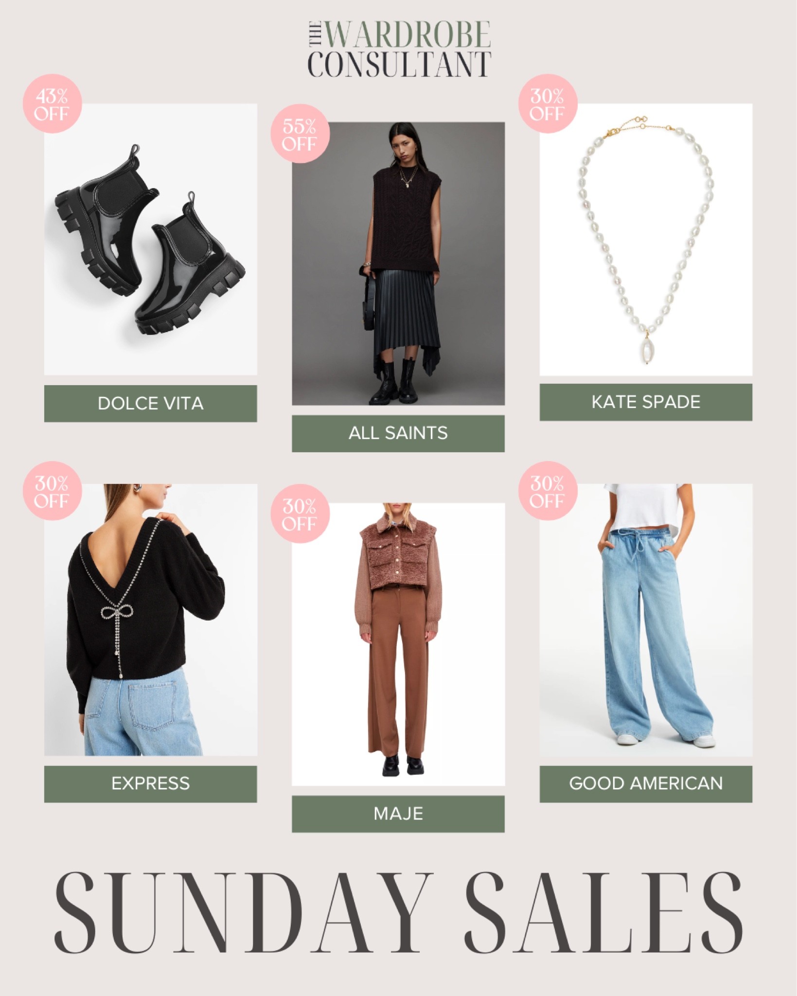 Sunday Sales! 

#LTKstyletip #LTKsalealert #LTKunder100