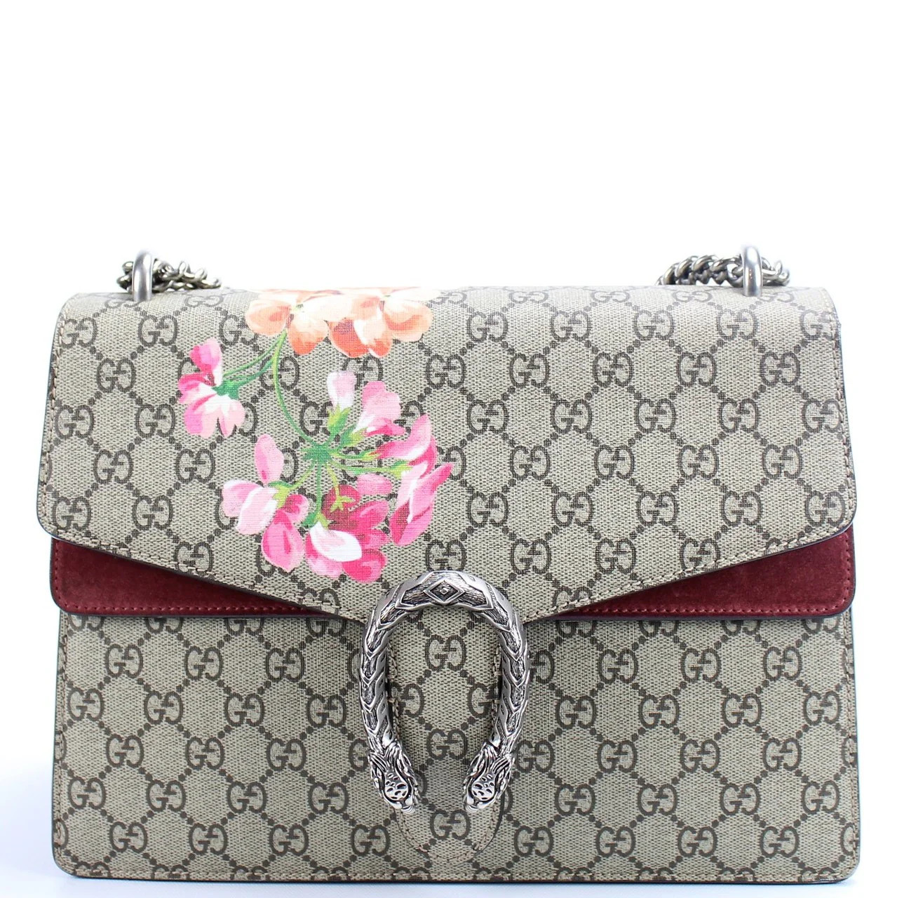 Dionysus GG Blooms Medium 400235 | Keeks Designer Handbags