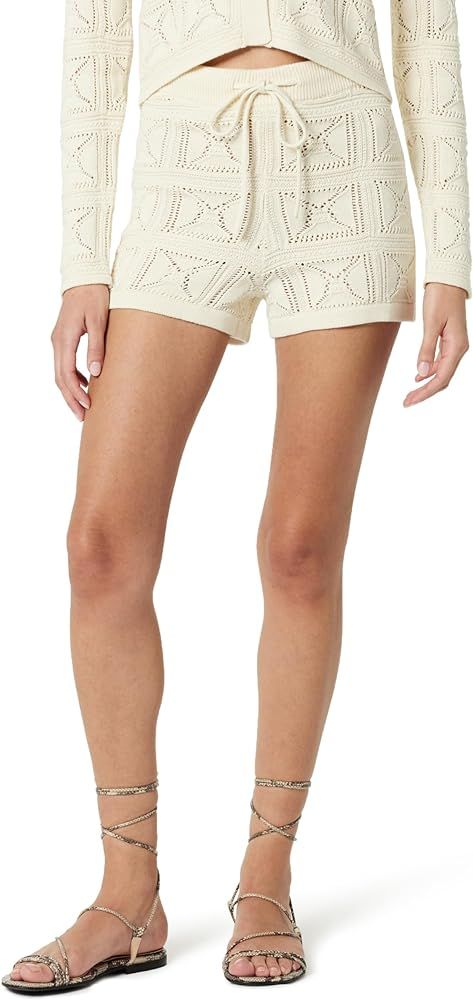 The Drop Women's Lee Drawstring Crochet Shorts | Amazon (US)