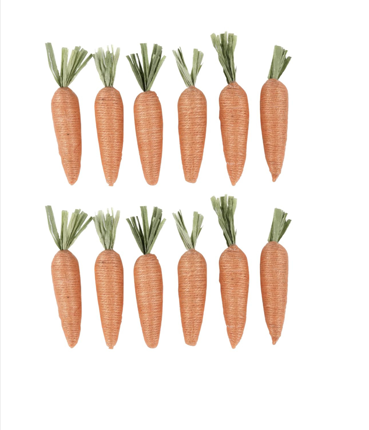 SOL MAR 2Pks Jute Carrot Easter Decor - Create Festive Joy with 12-ct. of Jute Carrots for Easter... | Amazon (US)