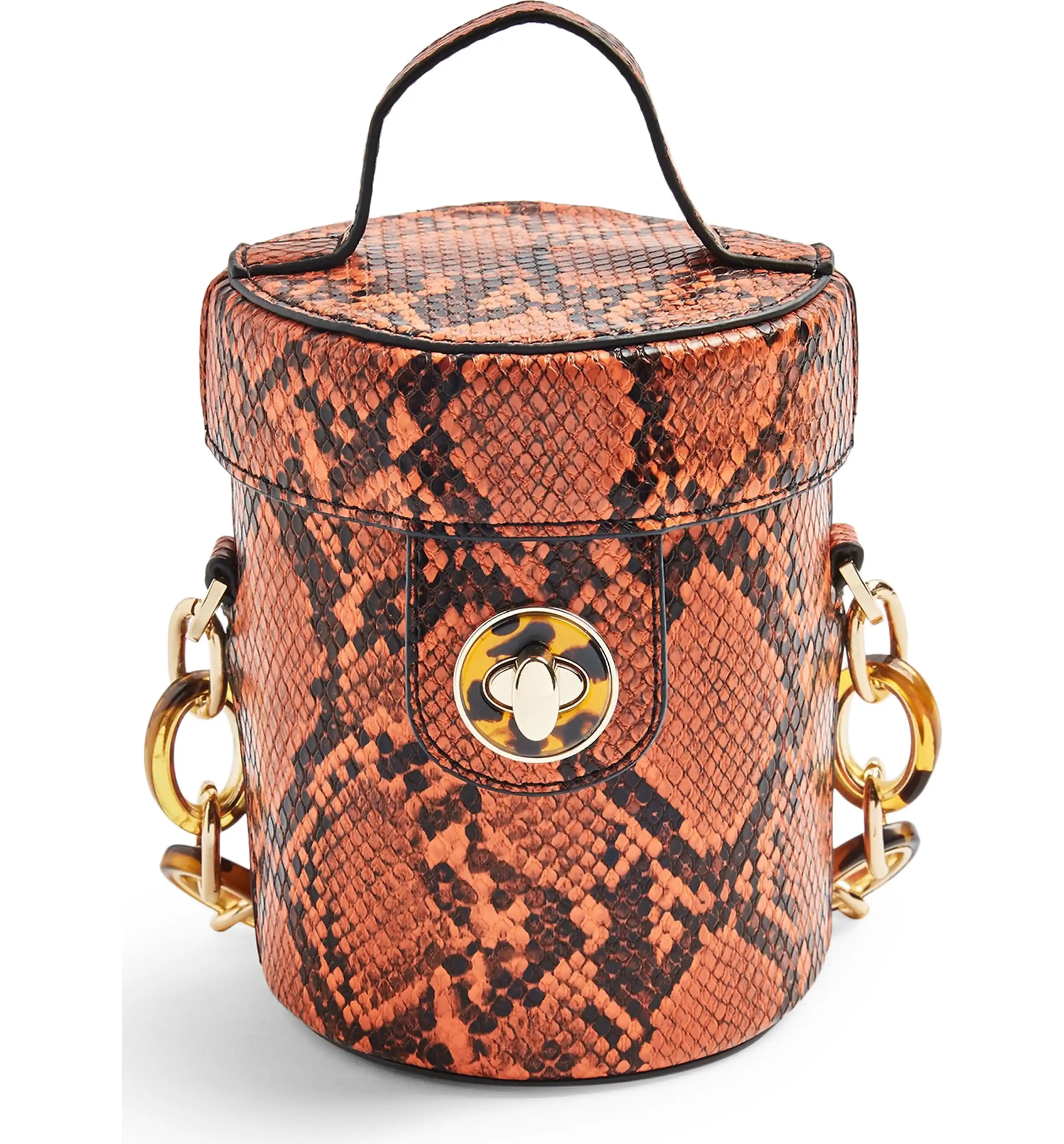 Shona Barrel Snakeprint Handbag | Nordstrom