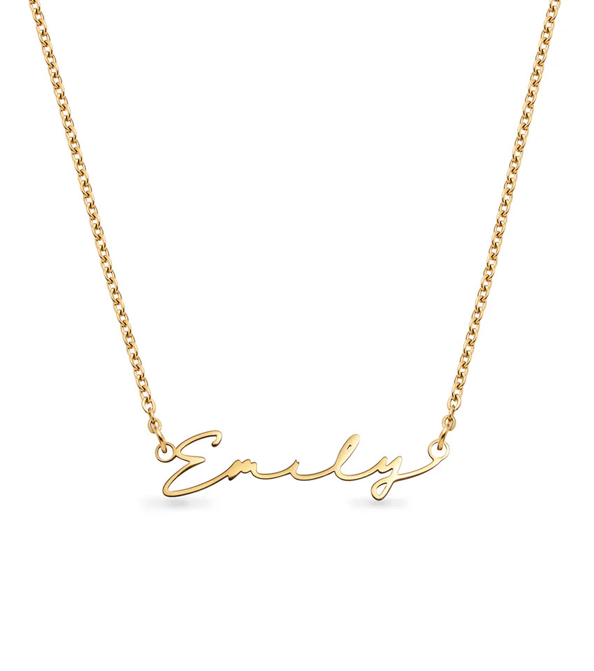 Signature Name Necklace (Gold) | Abbott Lyon