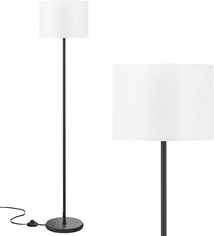 LED Floor Lamp Simple Design, Modern Floor Lamp with Shade, Tall Lamps for Living Room Bedroom Of... | Amazon (US)