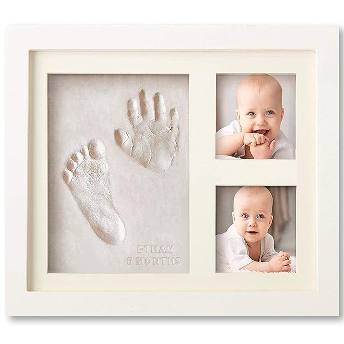 Baby Handprint and Footprint Makers Kit Keepsake Frame for Newborn Boys & Girls Baby Girl Gifts &... | Amazon (US)