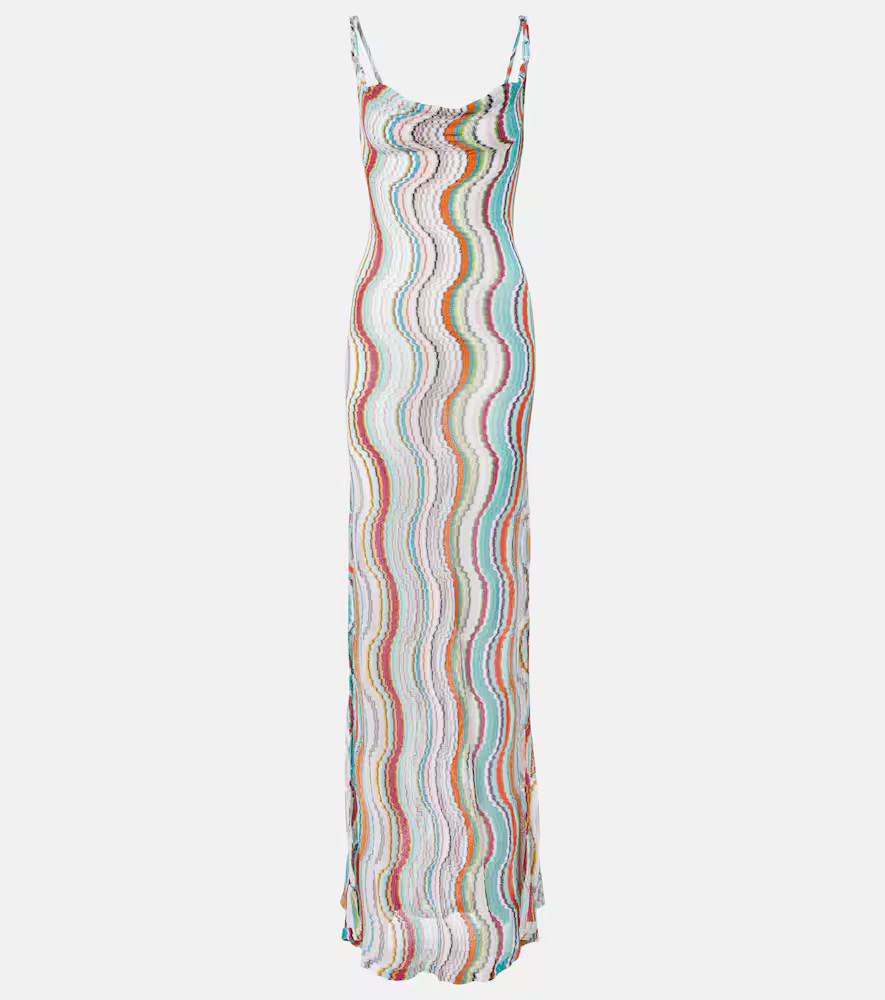 Missoni Wave open-back lamÃ© maxi dress | Mytheresa (INTL)