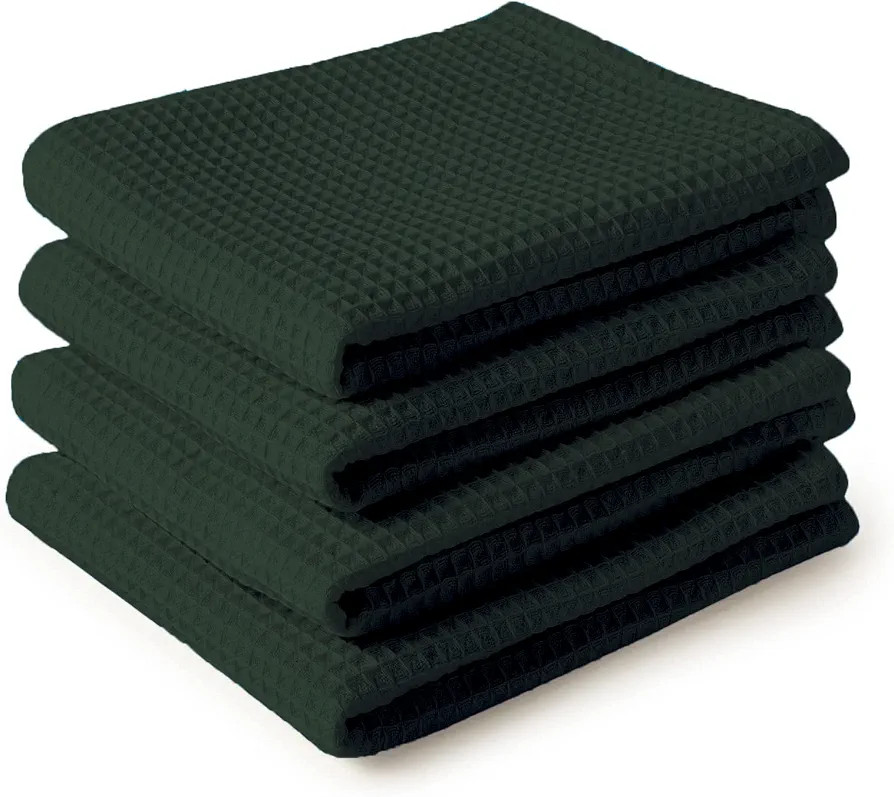 Encasa Homes Anti-Odour Waffle Kitchen Dish Towels, 28"x18" (4 Pc Set) Highly Absorbent, Tea Towe... | Amazon (US)