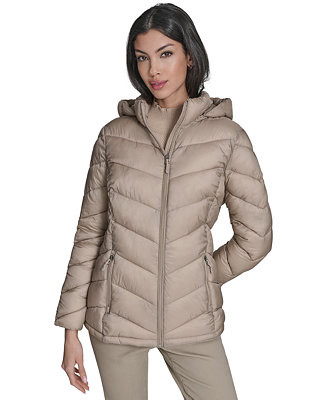 Women's Packable Hooded Puffer Coat | Macy's