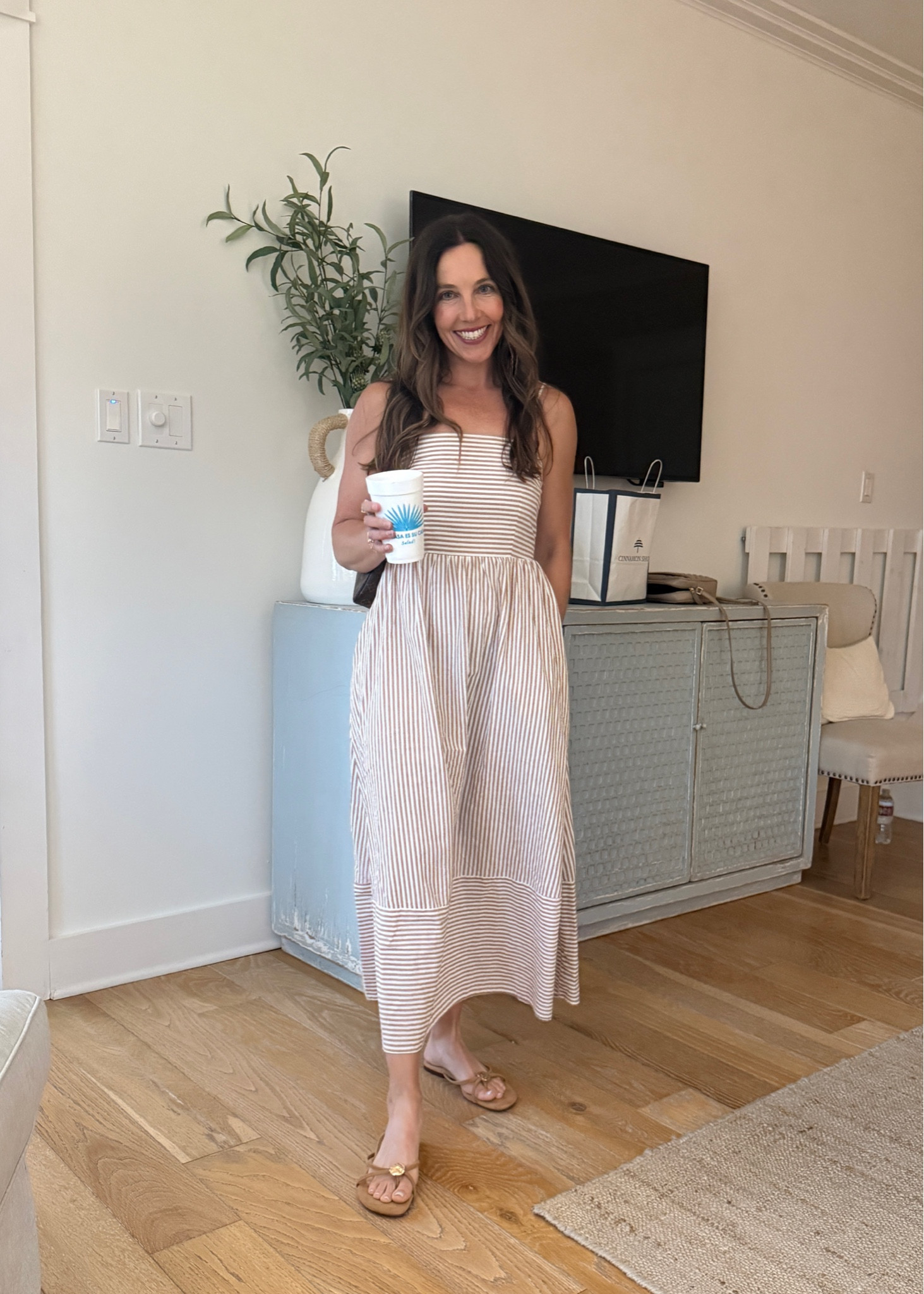 My friends cute dress from Amazon! Sandals from target #maxidress #amazonfashion 

#LTKSaleAlert #LTKootd #LTKgrwm
