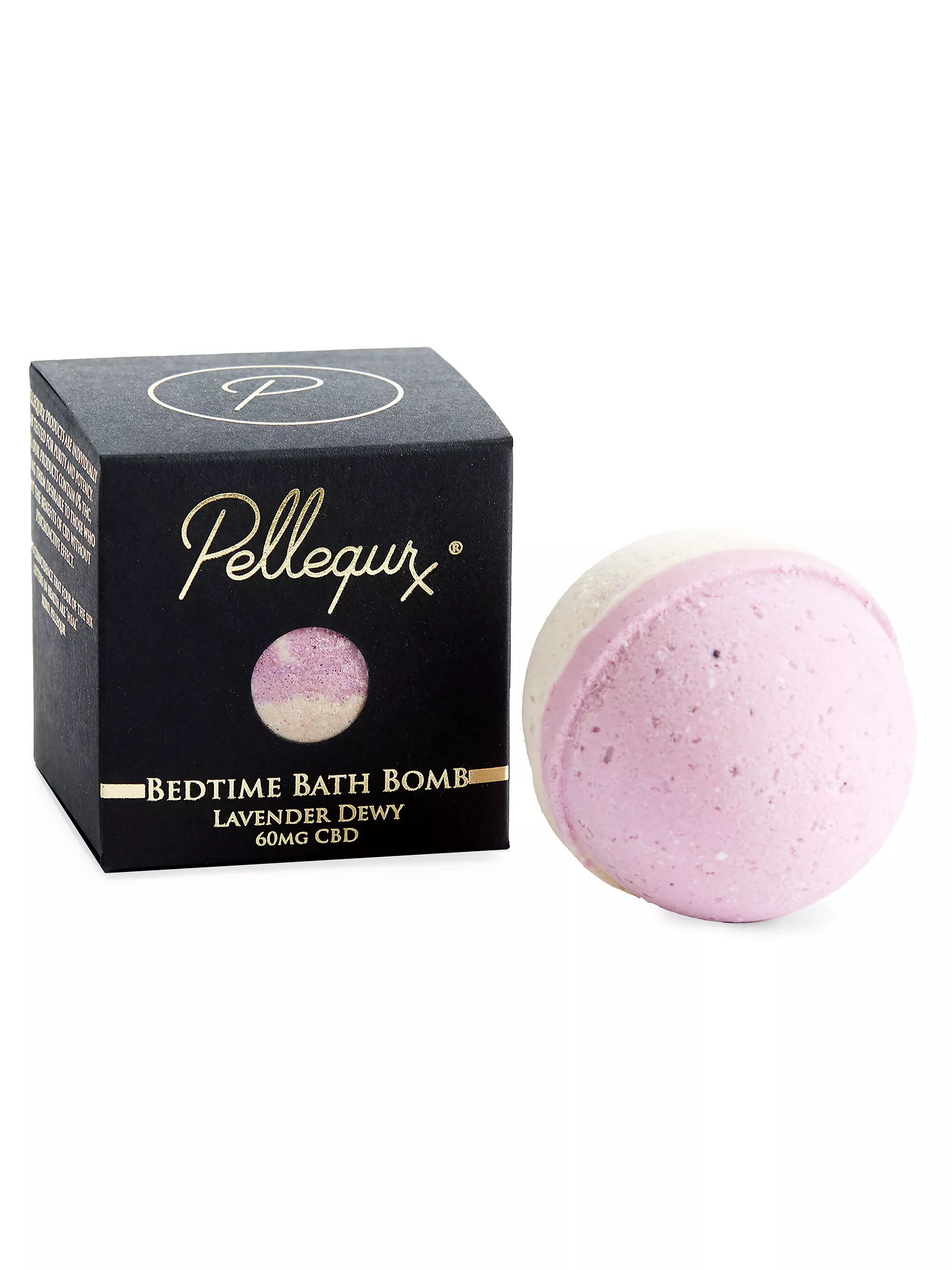 Shop Pellequr Bed Time CBD &amp; Lavender Bath Bomb | Saks Fifth Avenue | Saks Fifth Avenue