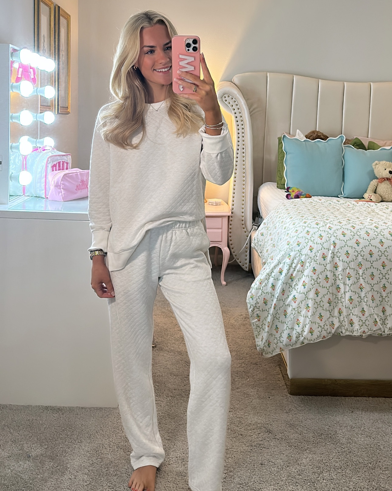 Softest. Cutest. Comfiest. I am obsessed with this set!! I am wearing a size XS in top & bottom, and I am 5’2 women’s size 0! 💕

#LTKU #LTKGiftGuide #LTKSeasonal