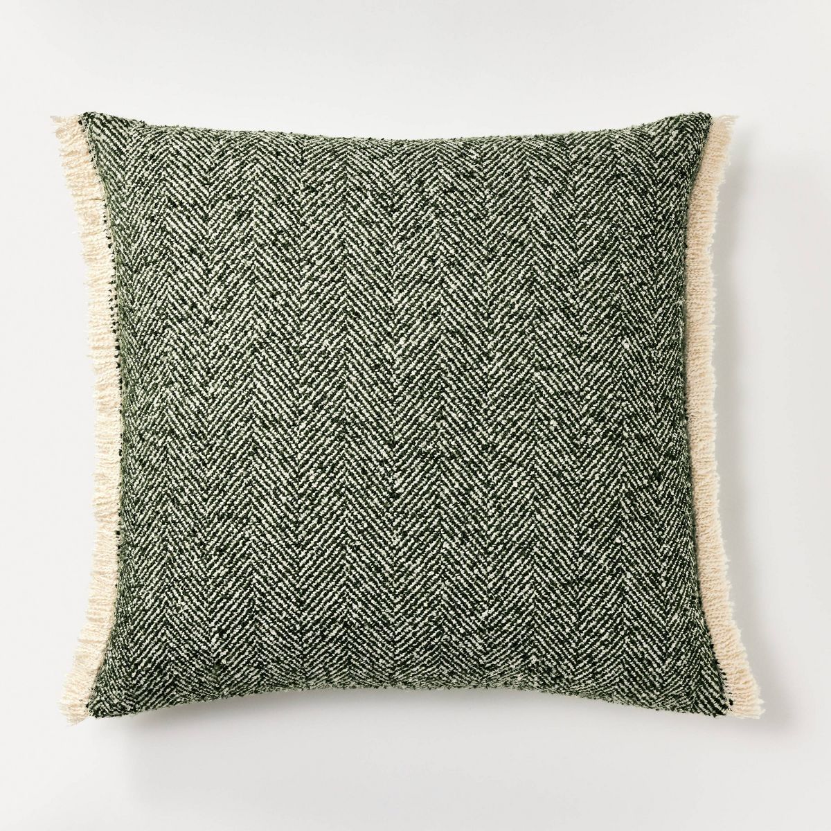 Herringbone with Frayed Edges Throw Pillow - Threshold™ designed with Studio McGee | Target