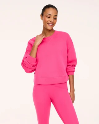 SPANX® BoostUp Cotton Fleece Crewneck | Spanx