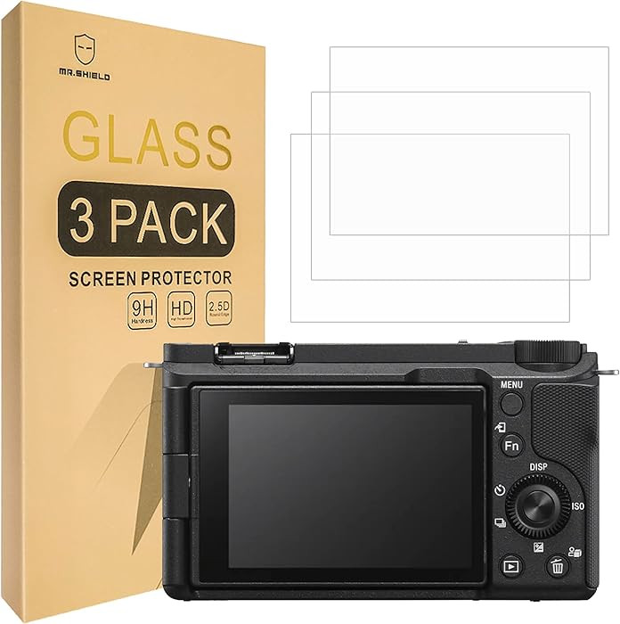 Mr.Shield Screen Protector compatible with Sony Alpha ZV-E10 II / ZVE10II / ZV-E10II [Tempered Gl... | Amazon (US)