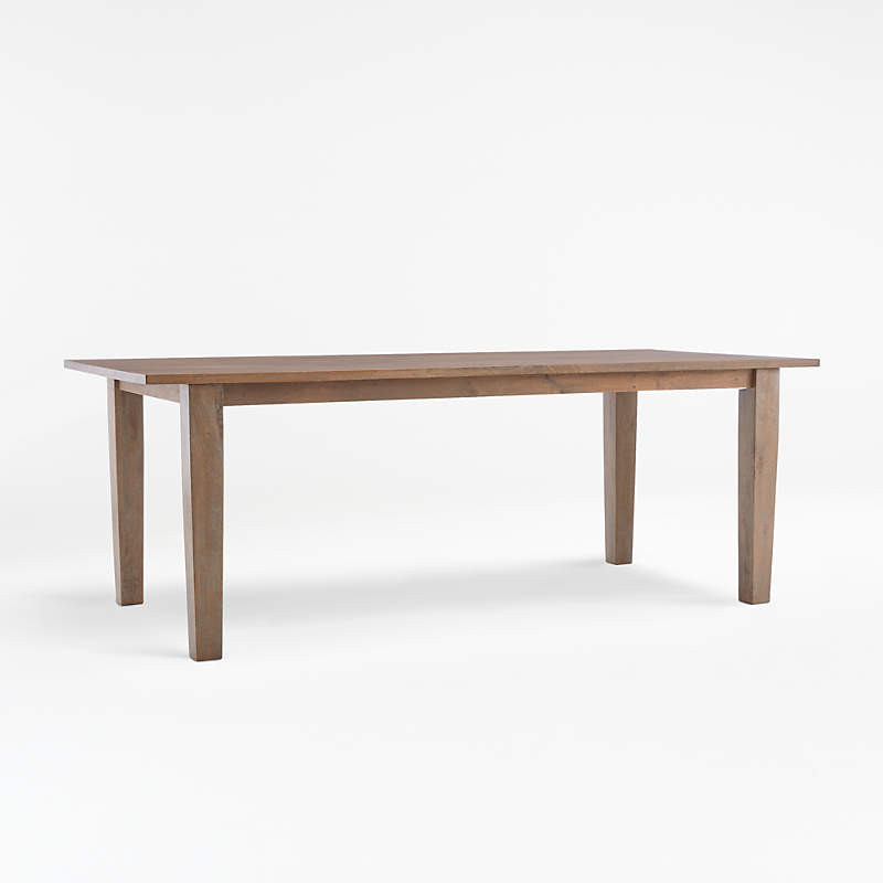 Basque II 65" Light Brown Dining Table + Reviews | Crate & Barrel | Crate & Barrel