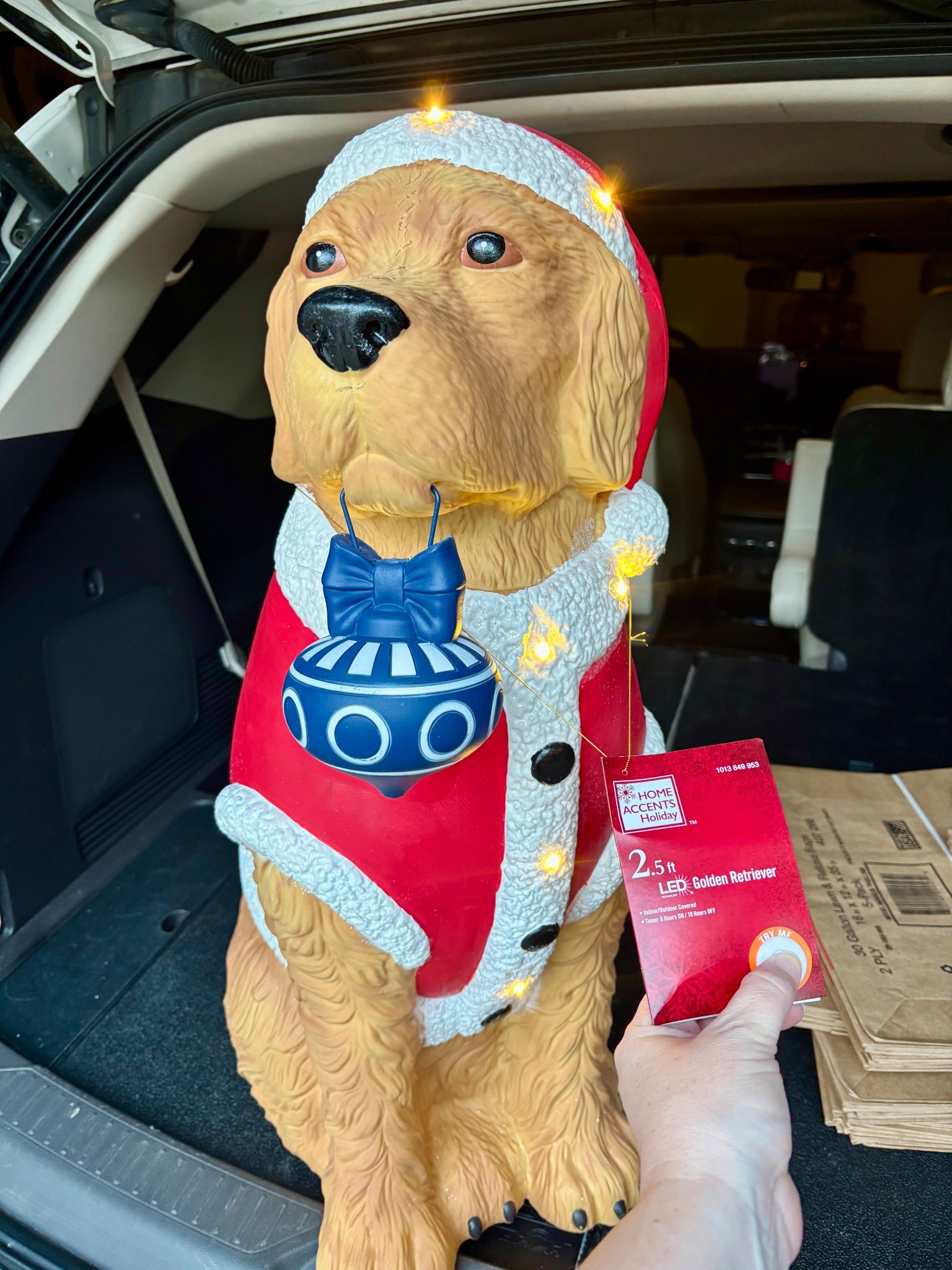 Viral Home Depot Golden Retriever 

#LTKHoliday #LTKPets #LTKSeasonal