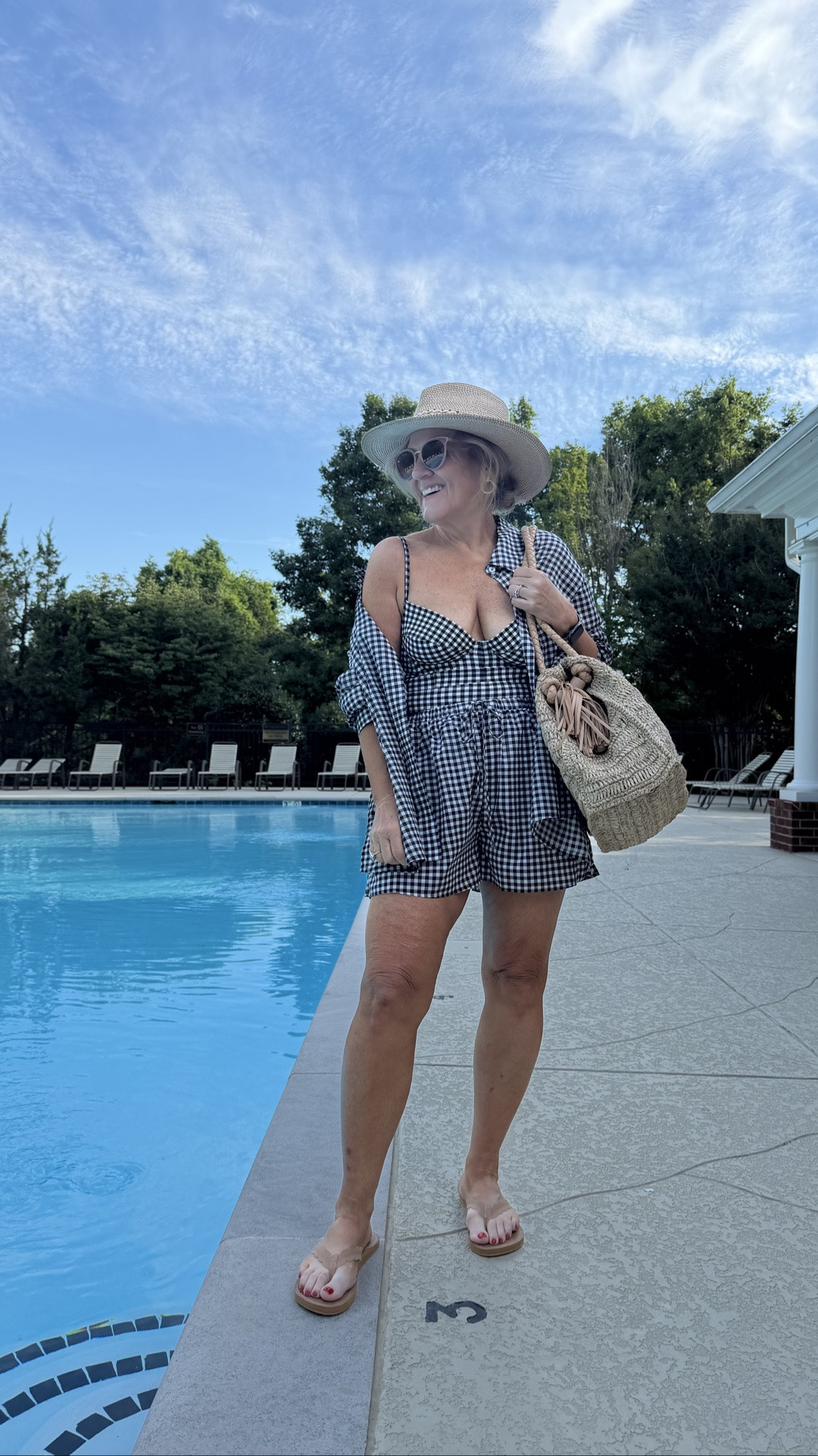 You’re going to love these. New suits and coverups from @beach2oceanswim
The site has both designer pieces and their house brands. 

First suit is a pique knit I’m wearing a medium/8 in top and bottom. Bottoms I would recommend sizing up. Mine was a titch snug.

Most coverups are true to size unless noted.

The black rash guard being fitted and the floral rash guard more like a looser fit jacket. Great for covering more from the sun.

Designer Michael Kors suit and coverup I’m gingham. Suit I sized up to a 10. Short and shorts size large, I’d say they fit true to size but I like the oversized feel for a coverup.

Swimwear bathing suits coverups

#LTKSwim #LTKOver40 #LTKTravel