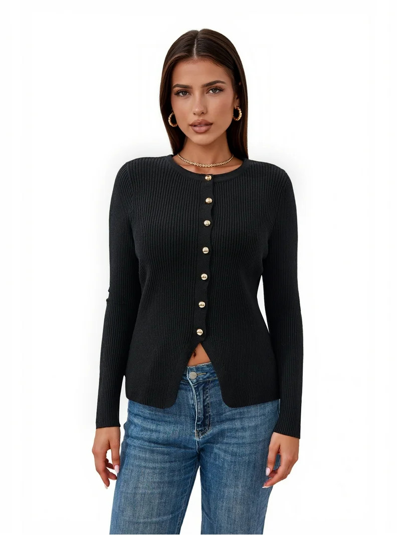 BUTTON CARDIGAN | Walmart (US)