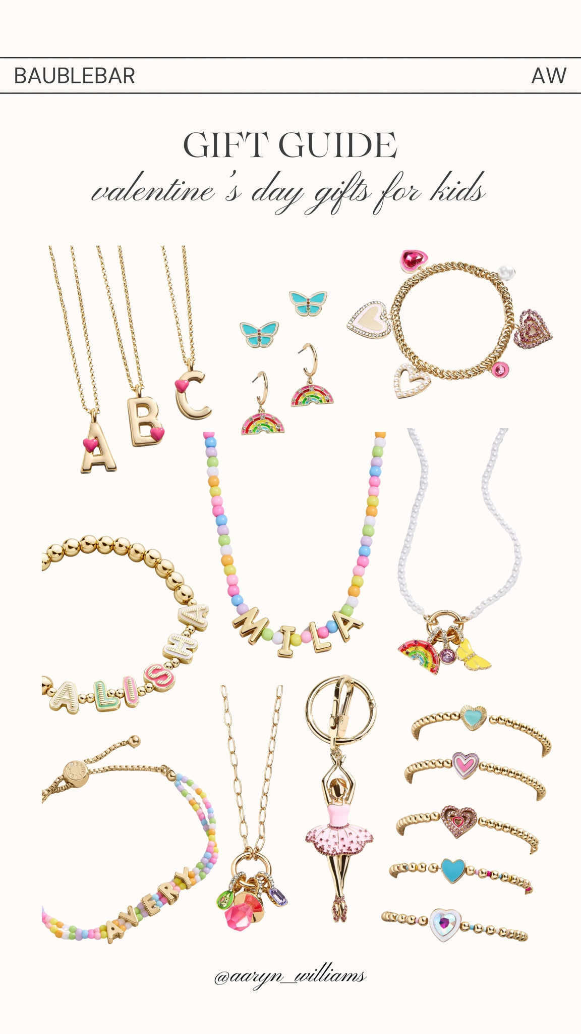 The sweetest styles for your lil valentine! Customizable pieces are always a perfect gift! 💖🫶🏻

Valentine’s Day gift guide, BaubleBar kids jewelry, gifts for little girls 

#LTKKids #LTKSeasonal #LTKStyleTip
