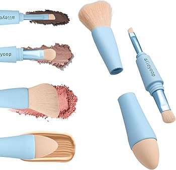 Alleyoop Multi-Tasker 4-in-1 Makeup Brush - All-in-One Multi-Tasking Blending Sponge, Eyeshadow, ... | Amazon (US)