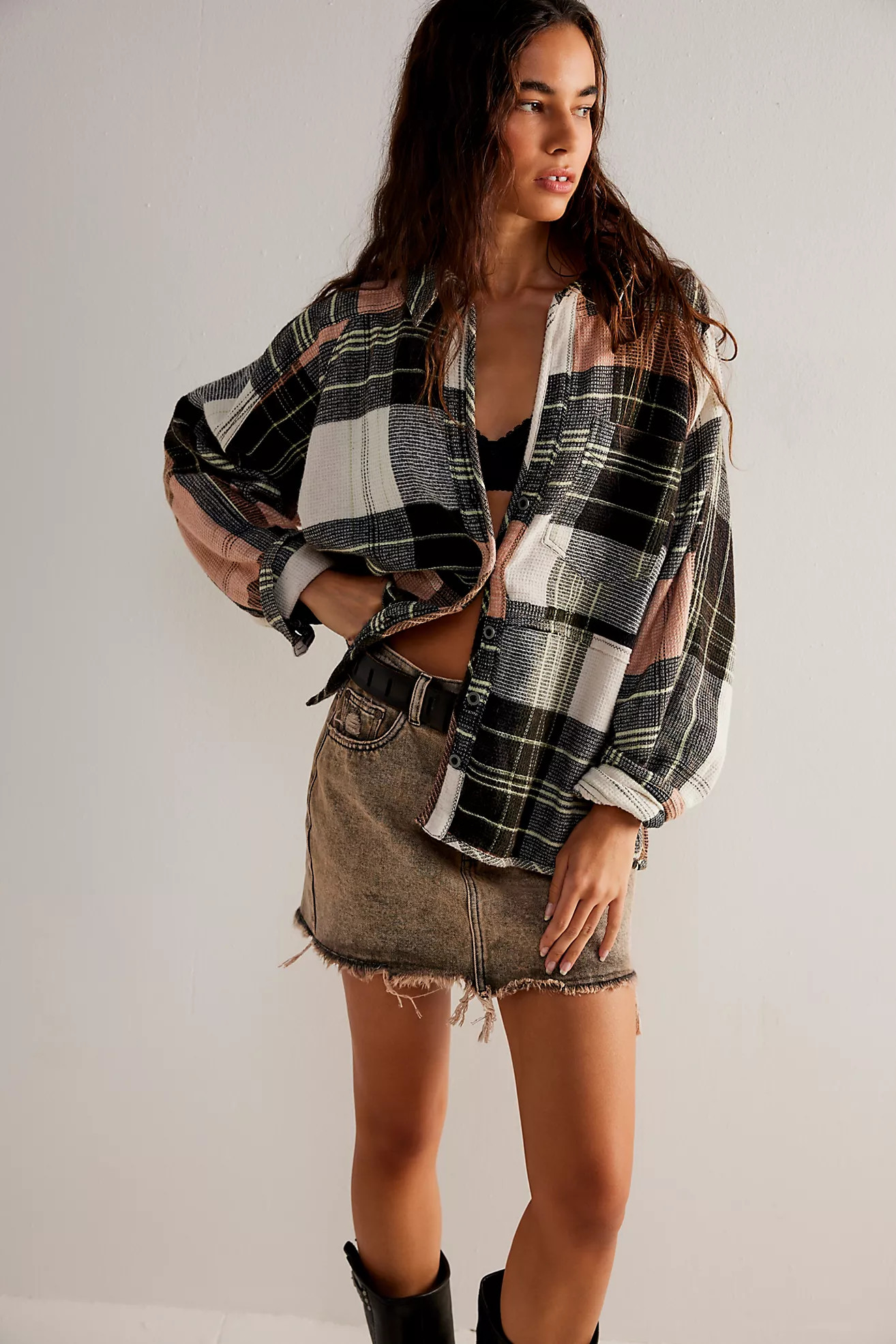 We The Free Cozy In Plaid Top | Free People (Global - UK&FR Excluded)