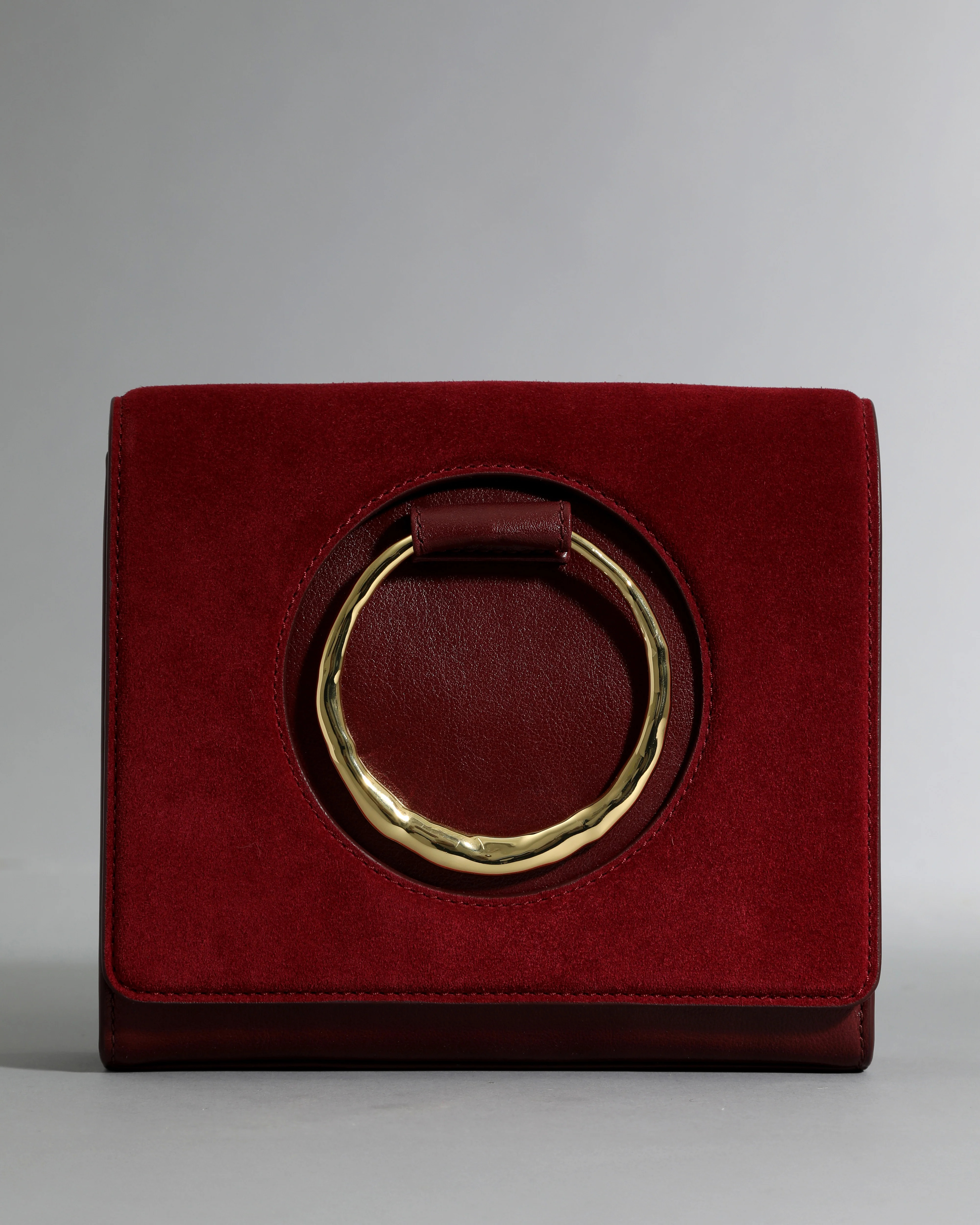 Burgundy Hunter Convertible Crossbody Bag | Leather Shoulder Purse | Alexis Bittar