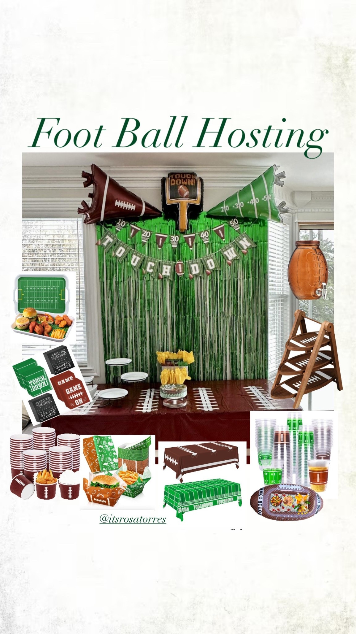 Super Bowl hosting Fun time to host a foot ball party easy no washing dishes for the most part. Make it extra fun special and moments fill with laughter. What’s your favorite team? Mines Pats 

#patriots #footballhosting #nfl #footfall #gameday #gamedayhosting #footballparty #pats #footballballoons #footballgarlands #foitballcups #footballnapkins #footballballdishes #footballjar #footballtablecover #memories #game #champions


#LTKHome #LTKSeasonal #LTKfoodie