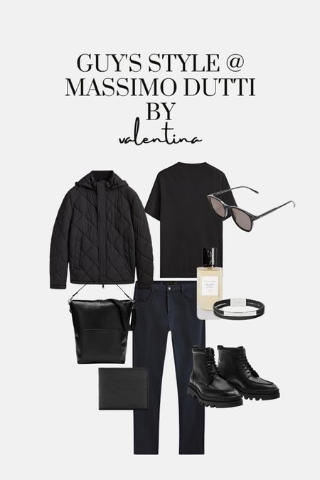 Mens style, Mens fashion, Massimo Dutti edit, autumn winter top picks, AW22, black t-shirt, puffer jacket, track boots, black sunglasses, mens fragrance, tote bag 

#LTKstyletip #LTKSeasonal #LTKmens