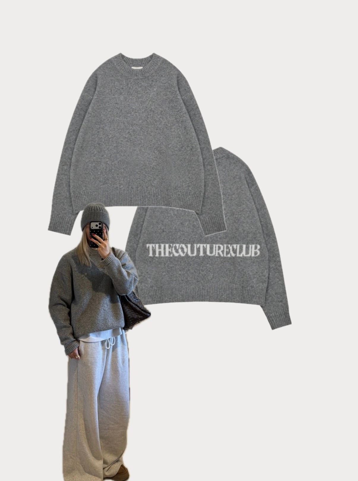 The perfect grey knit 🤍🤍 

#LTKwinter #LTKeurope #LTKuk