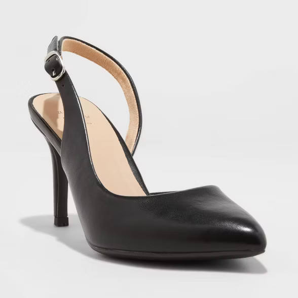 Women's Alma Slingback Heel Pumps - A New Day™ | Target