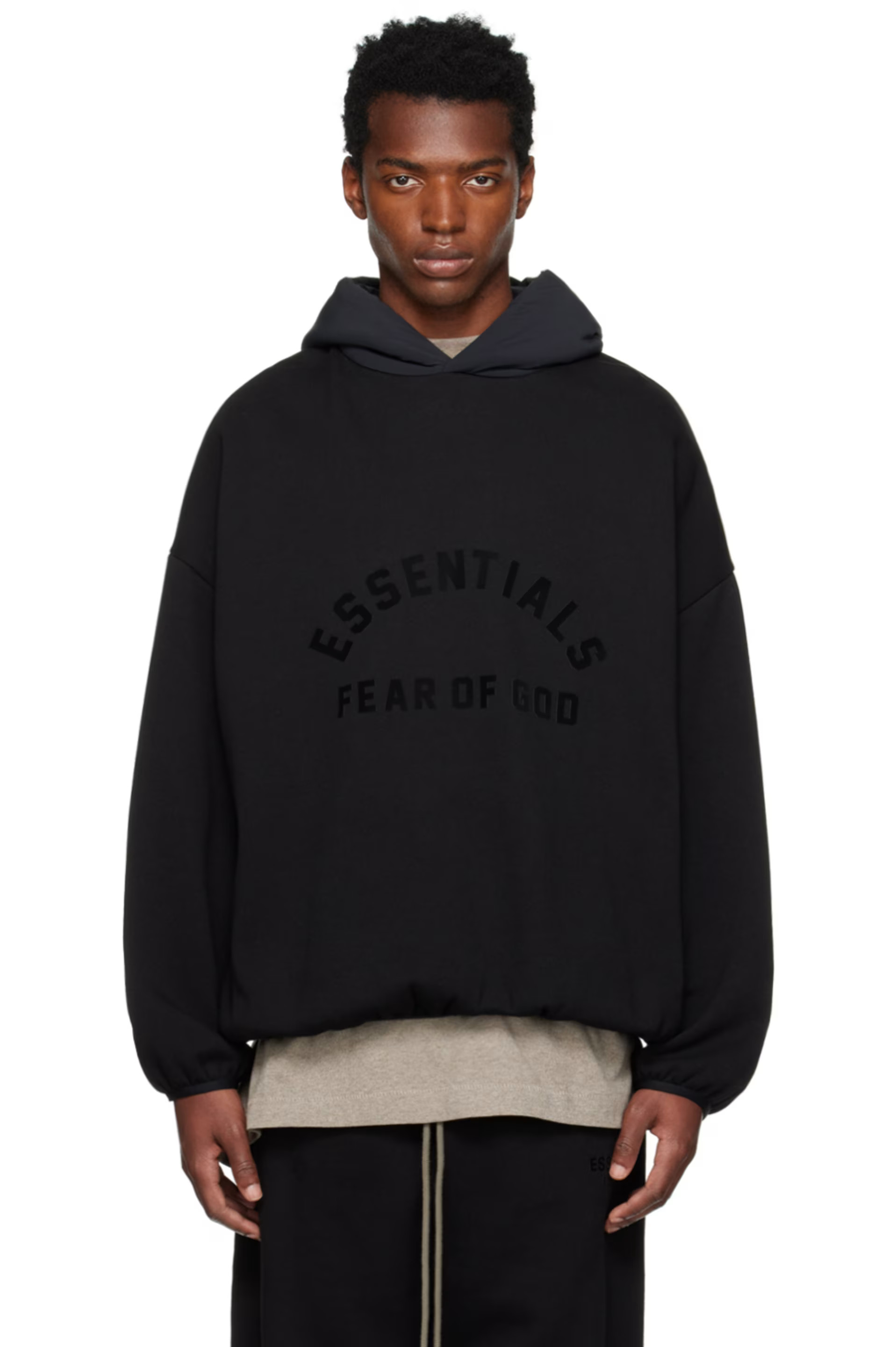 Black Bonded Hoodie | SSENSE