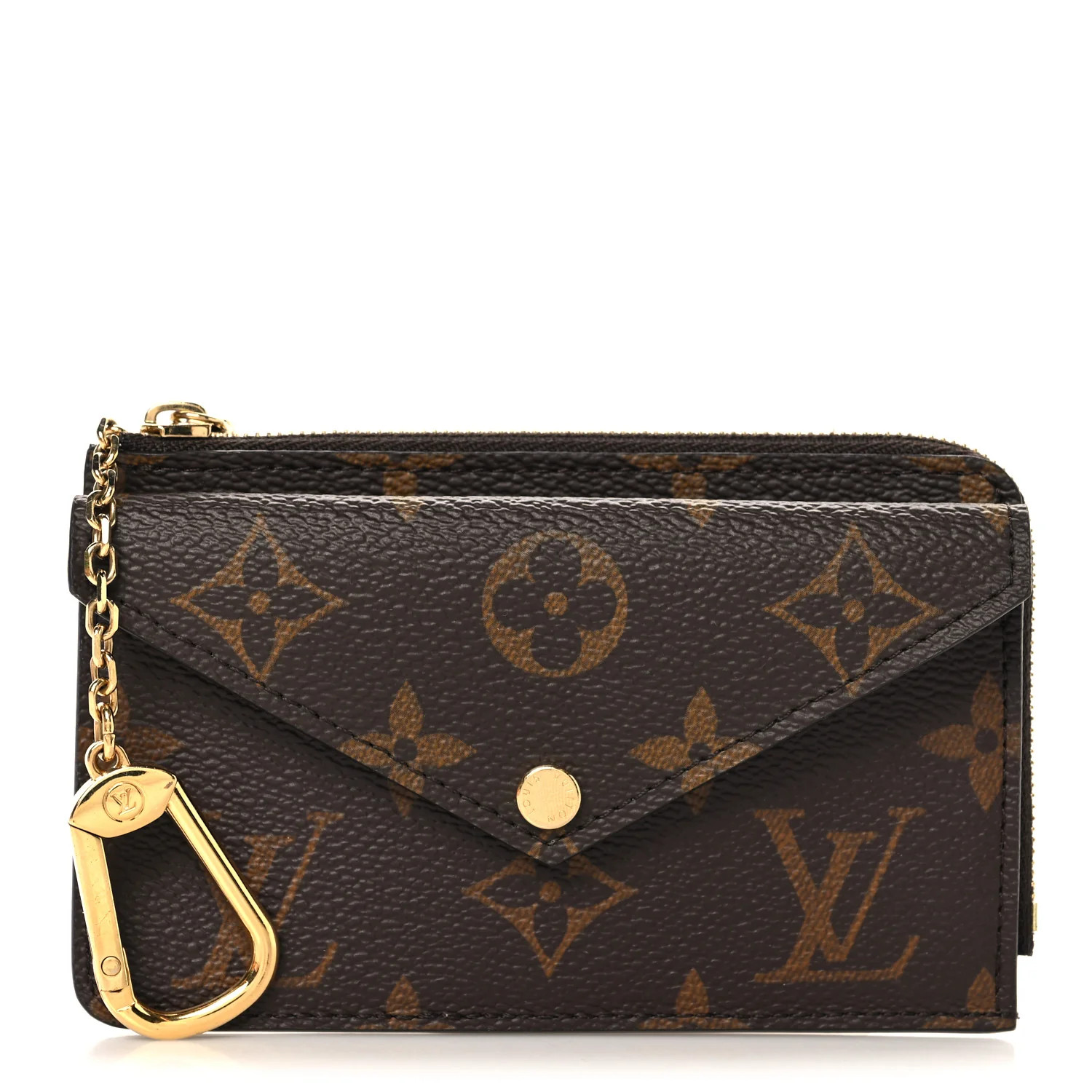 Monogram Recto Verso Card Holder Black | FASHIONPHILE (US)