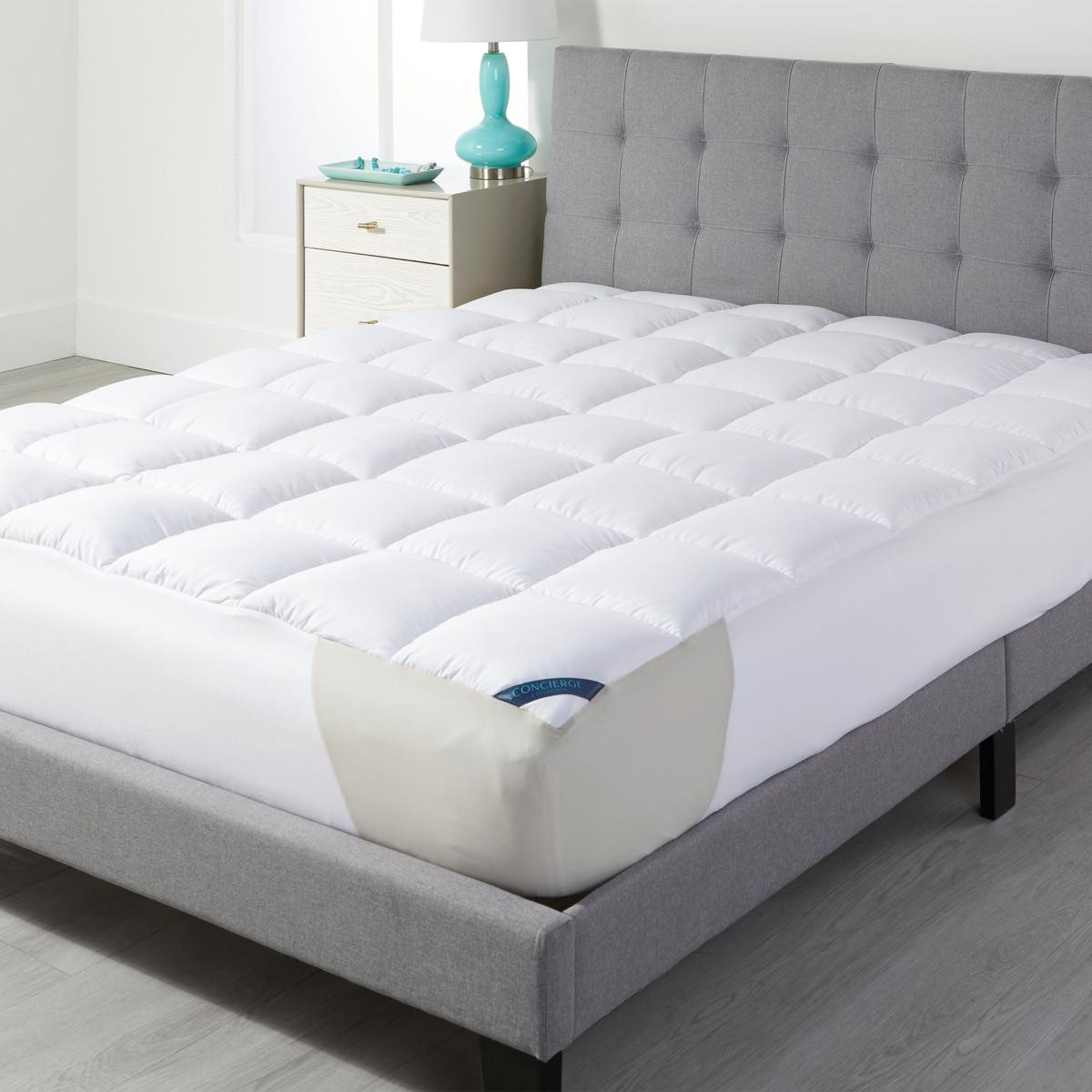 Concierge Collection Comfort Fit Power Grip Mattress Pad | HSN