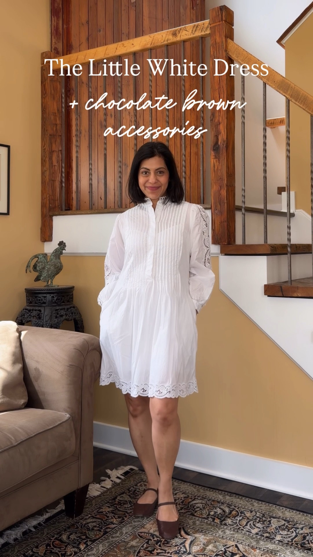 I bought this little white dress from Madewell last year, and am wearing it this spring with chocolate accessories.  

I've linked Madewell's current LWDs as well as my accessories (current) 💙 Nipa 

#littlewhitedress #springoutfits #vacationdress #chocolatebrown #fashionover50

#LTKxMadewell #LTKSaleAlert #LTKOver40