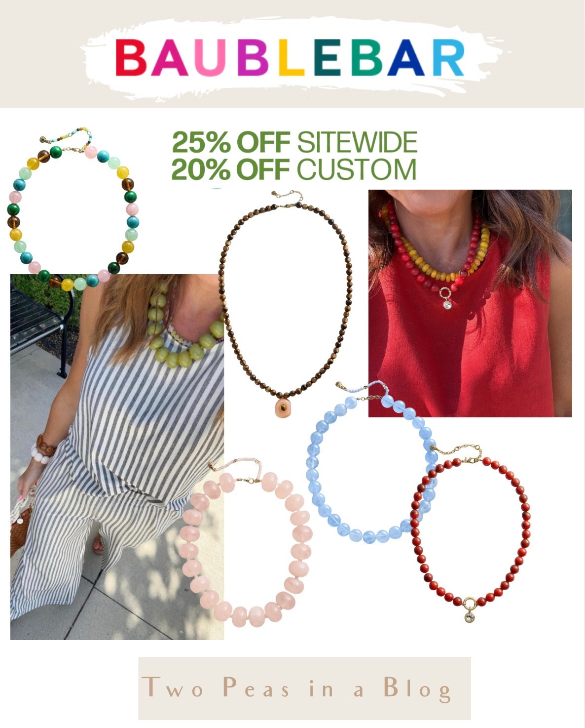 Baublebar sale. 25% off sitewide. 20% off custom.

#LTKootd #LTKSeasonal #LTKSaleAlert