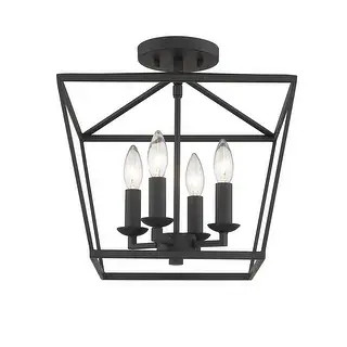 Mini Lantern Ceiling Light and Pendant in Black | Bed Bath & Beyond