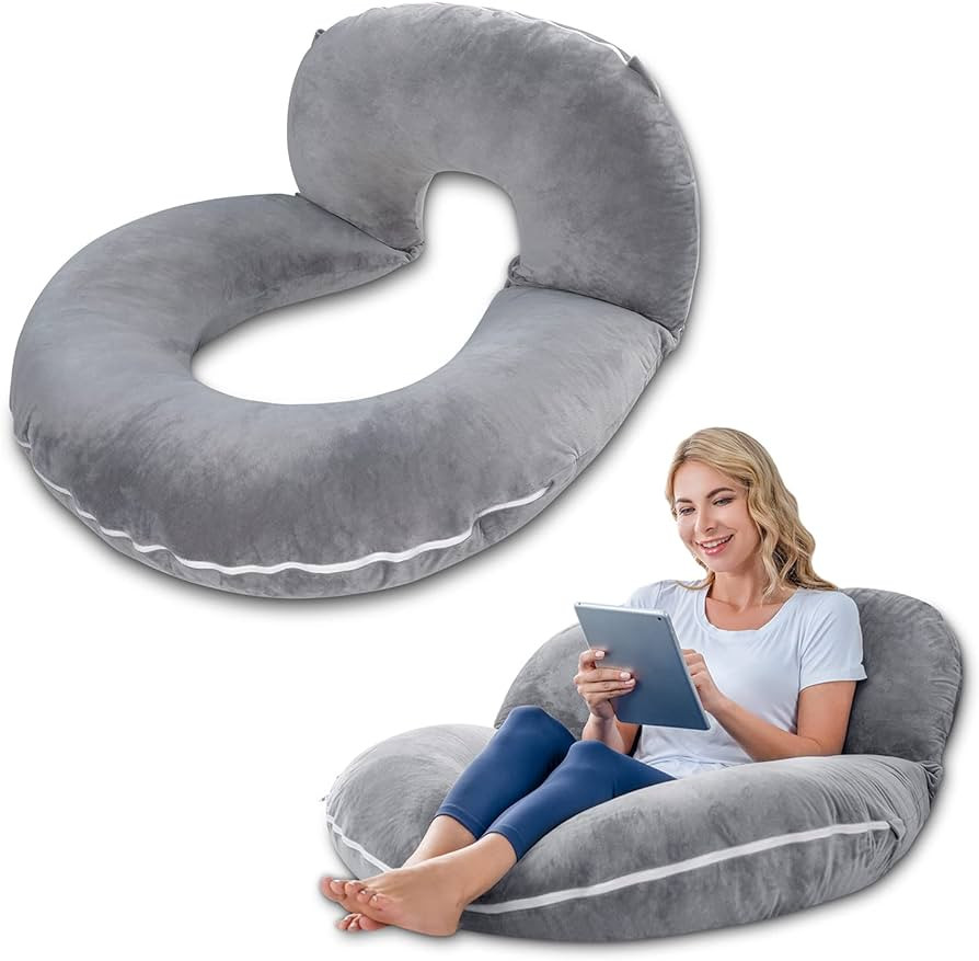 INSEN Reading Pillow, Back Pillow for Sitting in Bed for Reading, Nurse & Relax, Reading Pillow f... | Amazon (US)
