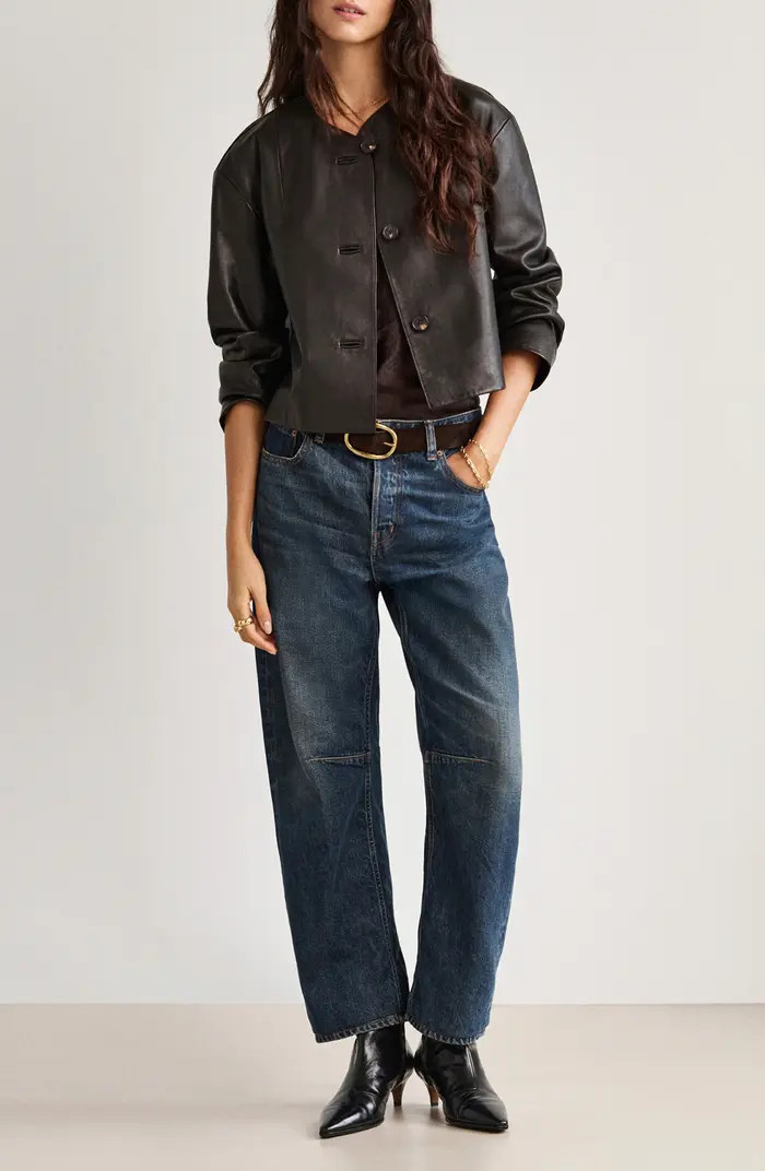 The Darted Barrel Leg Jeans | Nordstrom