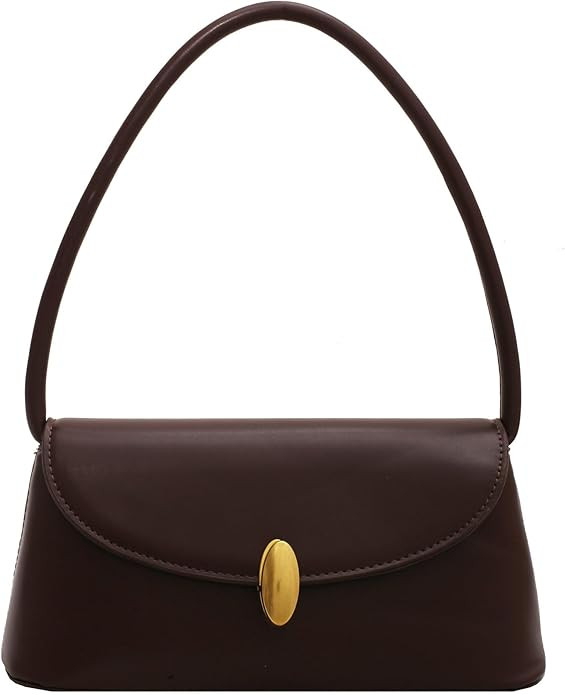 Retro Shoulder Bag for Women, Leather Small Tote Handbag Hobo Cute Clutch Shoulder Purse, Vantage... | Amazon (US)