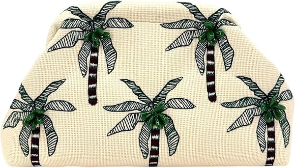 Women's Evening Cloud Clutch Bag, Crocodile Leopard Sequin Denim Cow Print Moroccan for Party Wed... | Amazon (US)