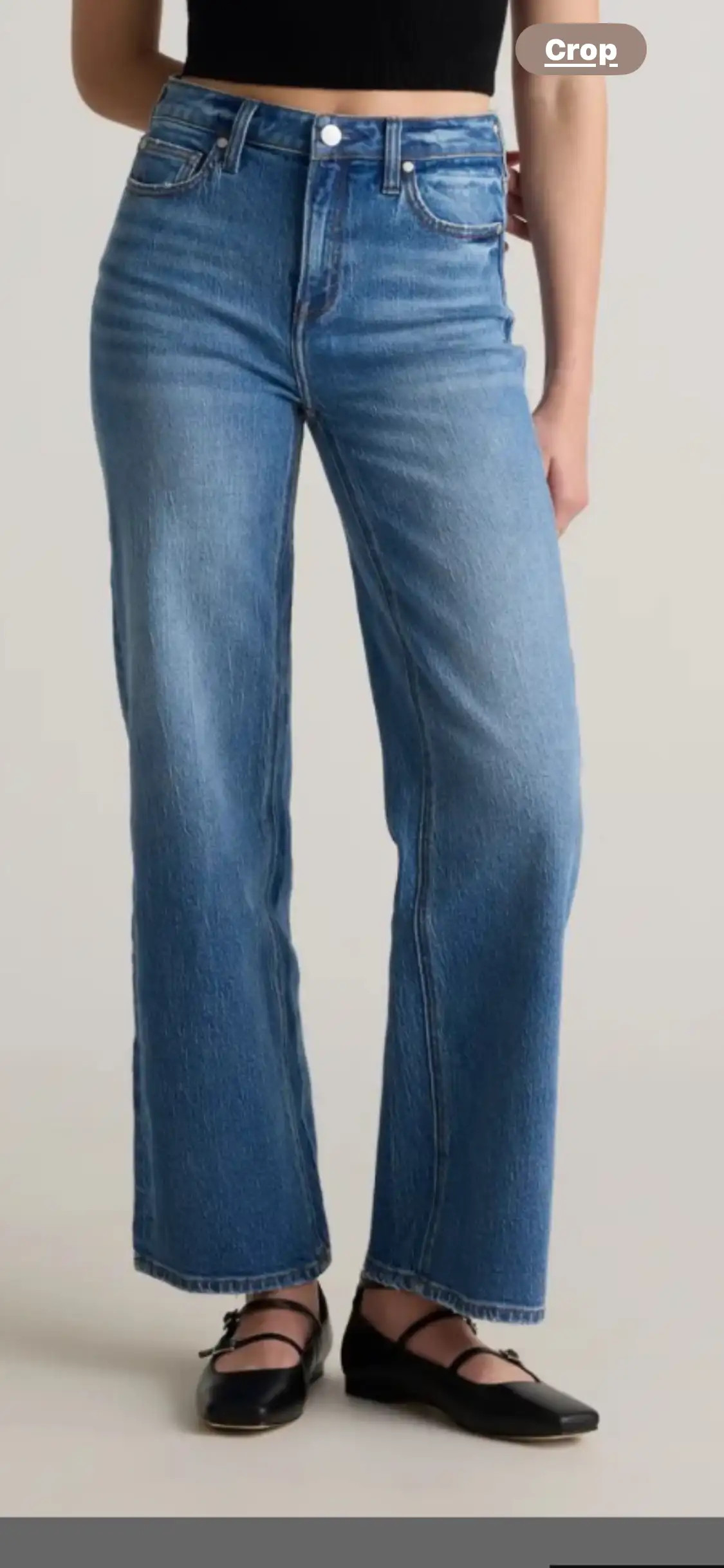 Bella Stretch Relaxed Straight Jeans in Atlantic Blue | Quince