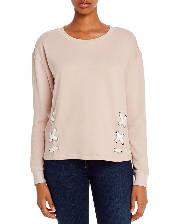 Lace-Up Sweatshirt | Bloomingdale's (US)